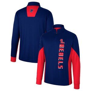 Ole Miss Rebels Colosseum Bart Quarter-Zip Windshirt NWT XL